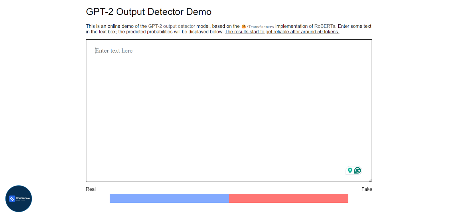 Hugging Face AI Content Detector