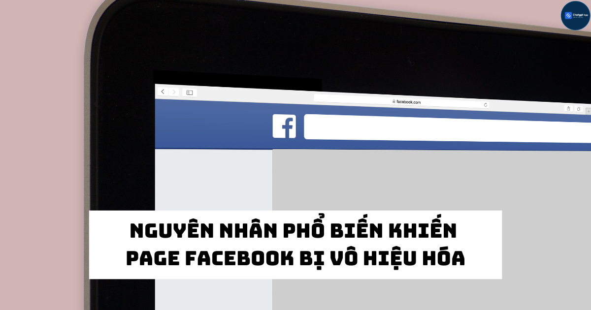 Nguyên nhân phổ biến khiến Page Facebook bị vô hiệu hóa