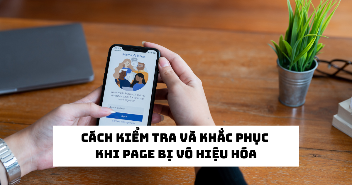 Cách kiểm tra và khắc phục khi Page bị vô hiệu hóa